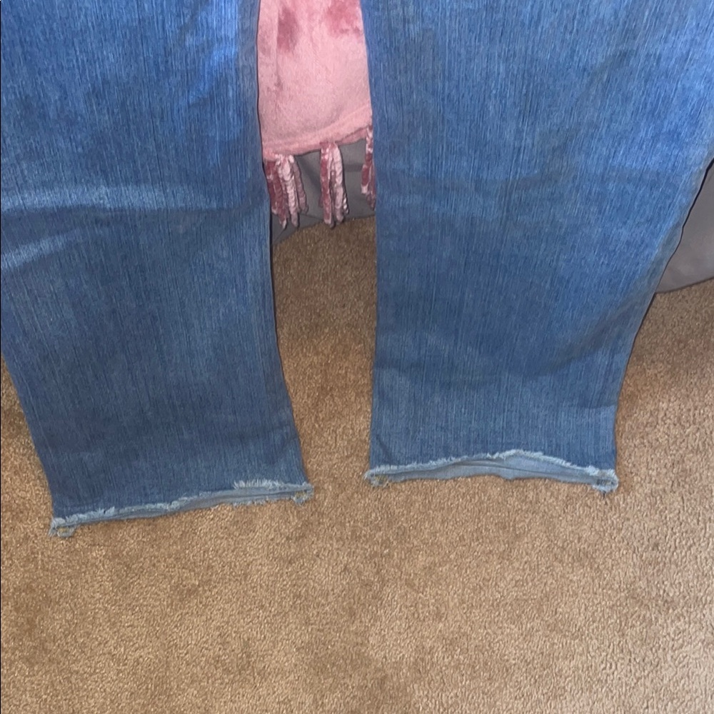 Kimes Ranch Blue Flare Wide Leg Jeans - Picture 7 of 7